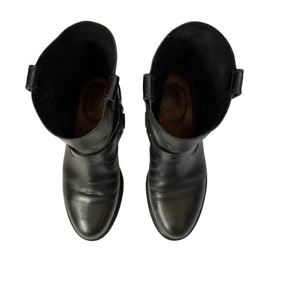 Madewell Harness Biker Boots in Black Leather Size 5.5 - Picture 5 of 11